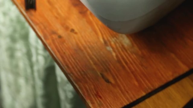 make coffee in the coffee machine