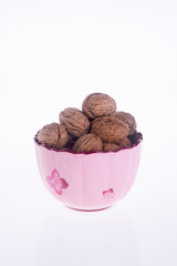 nut. walnut on the background