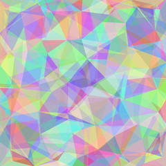 Colorful festive triangle background.  Abstract vector illustration. Modern design.