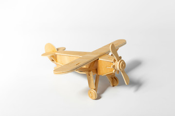 toy airplane isolated