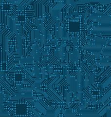 Digital Circuit Background. Texture of Processor, Motherboard