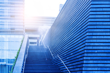 Obraz premium CBD financial district square skyscraper