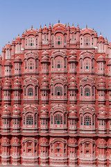 Hawa Mahal plus connu sous le nom du palais du vent à Jaipur au Rajasthan