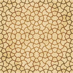 Retro brown Islam seamless geometry pattern background eastern style ornament