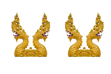 naga statue with white background