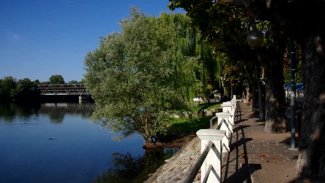 Sesto Calende Brücke am Lago Maggiore 
