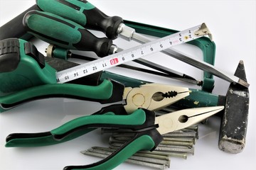 An concept Image of a handyman tools
