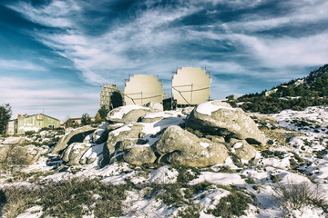 Old abandoned military radio station