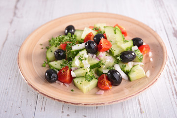 fresh mixed salad