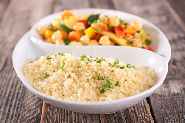 semolina and vegetable