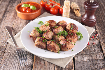 grilled meat ball