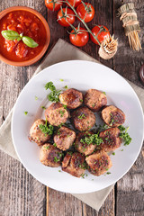 grilled meat ball