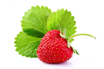  strawberry isolated white background