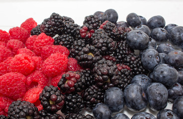 Raspberries Blueberries and Blackberries 2