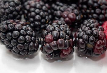 Blackberries Close Up