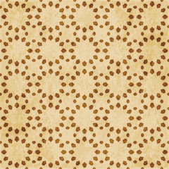 Retro brown Islam seamless geometry pattern background eastern style ornament