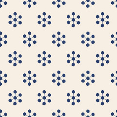 seamless snowflake pattern