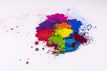 natural multi colored pigment powder