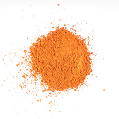 orange natural colored pigment powder