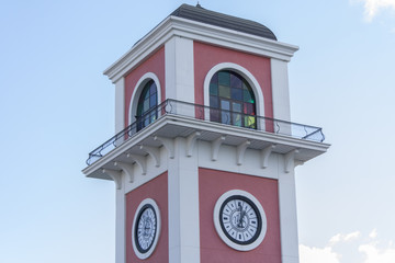 Modern Pink Clocktower