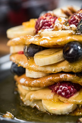 Celebrating Pancake Day or Shrove Tuesday.