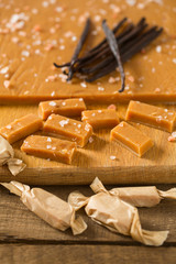 home made salted vanilla caramel