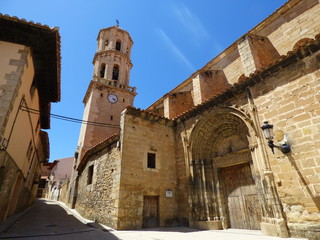 Mosqueruela, localidad de la comarca G&uacute;dar-Javalambre en la provincia de Teruel, en la Comunidad Aut&oacute;noma de Arag&oacute;n, Espa&ntilde;a.