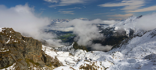 Landscape nearby ski resort Kaprun, Austria