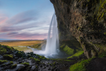 Seljalandsfoss Sunrise in Iceland 