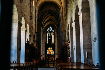 Fototapeta premium Interior of the Catholic Church
