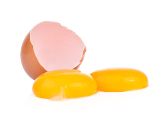 egg isolated on white background