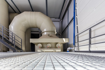 Water and sewage treatment station