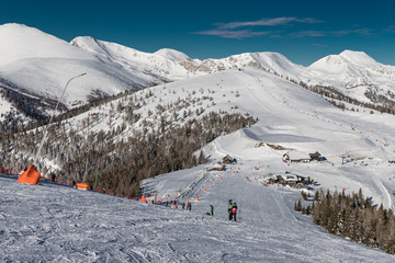 Skiing At Bad Kleinkirchheim St. Oswald Carinthia Austria