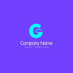 Fototapeta premium G COMPANY LOGO TEMPLATE