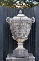 Gruft und Gr&auml;ber auf dem Friedhof Cimitero Monumentale in Mailand