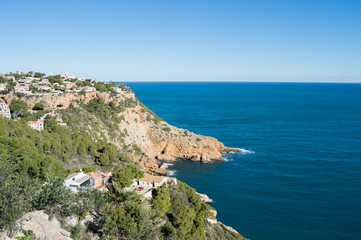 Fototapeta premium The coast in Javea, Costa blanca, Alicante