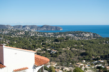 Naklejka na ściany i meble The coast in Javea, Costa blanca, Alicante