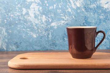 cup on the kitchen