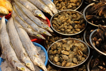 香港の魚市場