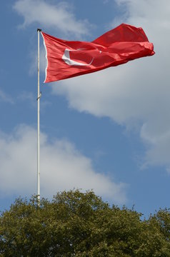 Niksar Kalesi - Dalgalanan T&uuml;rk Bayrağı