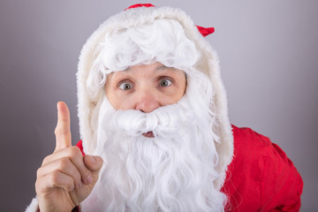 Weihnachtsmann isoliert