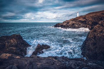 Trevose Head Lighthouse Cornwall England UK 