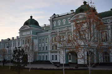 Fototapeta na wymiar Photo of dramma theatre in Omsk