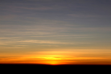 Sky for background at sunrise or sunset time.