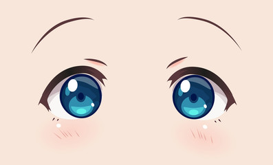 Real eyes anime (manga) girls