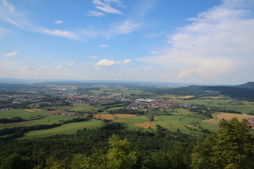 Obraz premium Hohenzollern Castle view