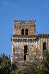 Fototapeta na wymiar Ruin medieval tower