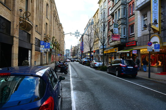 Wuppertal, Germany. Central Street.