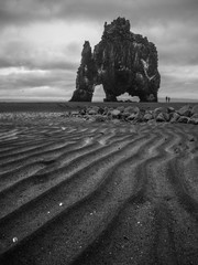 Black beach castle