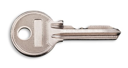 Metal house key